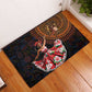 Ladies Sega Dance Rubber Doormat Paisley Mix African Pattern