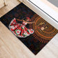 Ladies Sega Dance Rubber Doormat Paisley Mix African Pattern
