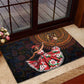 Ladies Sega Dance Rubber Doormat Paisley Mix African Pattern