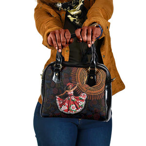 Ladies Sega Dance Shoulder Handbag Paisley Mix African Pattern
