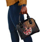 Ladies Sega Dance Shoulder Handbag Paisley Mix African Pattern