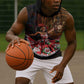 Ladies Sega Dance Sleeveless Hoodie Paisley Mix African Pattern - African Pride