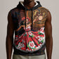 Ladies Sega Dance Sleeveless Hoodie Paisley Mix African Pattern - African Pride