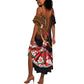 Ladies Sega Dance Summer Maxi Dress Paisley Mix African Pattern