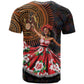 Ladies Sega Dance T shirt Paisley Mix African Pattern