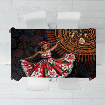 Ladies Sega Dance Tablecloth Paisley Mix African Pattern