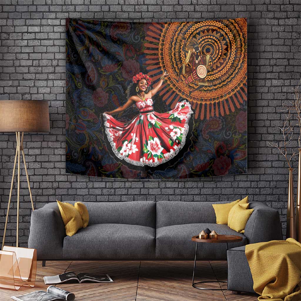 Ladies Sega Dance Tapestry Paisley Mix African Pattern