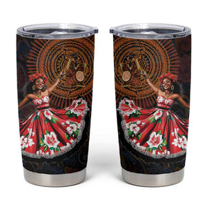 Ladies Sega Dance Tumbler Cup Paisley Mix African Pattern