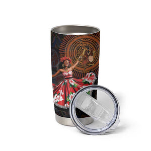 Ladies Sega Dance Tumbler Cup Paisley Mix African Pattern