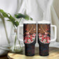 Ladies Sega Dance Tumbler With Handle Paisley Mix African Pattern