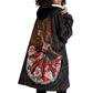 Ladies Sega Dance Wearable Blanket Hoodie Paisley Mix African Pattern