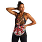 Ladies Sega Dance Women Racerback Tank Paisley Mix African Pattern