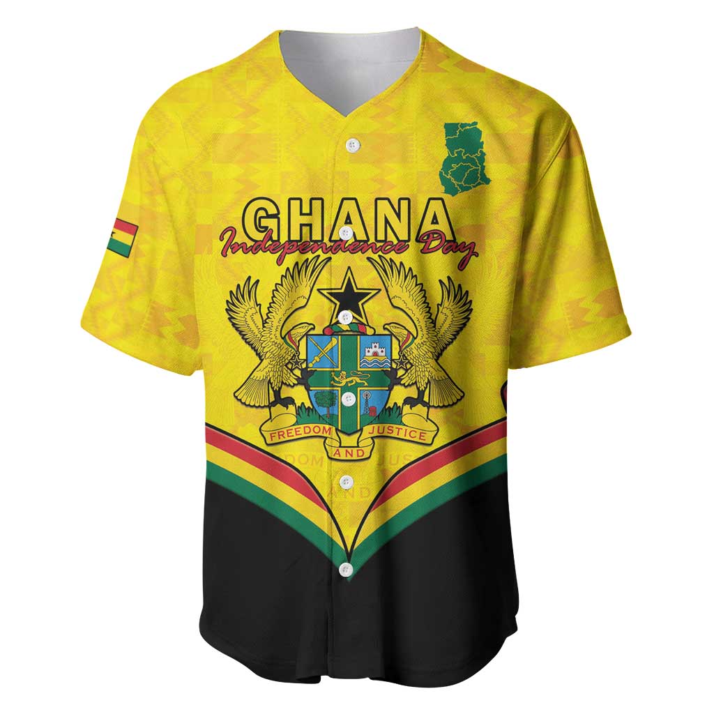 Personalised Afro Ghana Baseball Jersey 68th Anniversary Independence