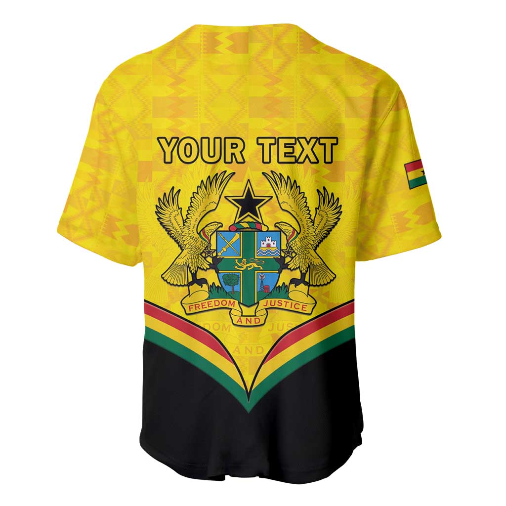 Personalised Afro Ghana Baseball Jersey 68th Anniversary Independence