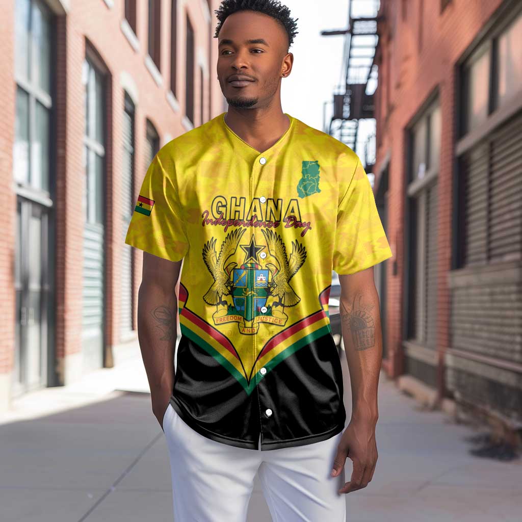 Personalised Afro Ghana Baseball Jersey 68th Anniversary Independence