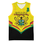 Personalised Afro Ghana Basketball Jersey 68th Anniversary Independence - African Pride
