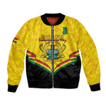 Personalised Afro Ghana Bomber Jacket 68th Anniversary Independence