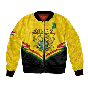 Personalised Afro Ghana Bomber Jacket 68th Anniversary Independence