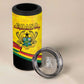Personalised Afro Ghana 4 in 1 Can Cooler Tumbler 68th Anniversary Independence