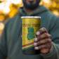 Personalised Afro Ghana 4 in 1 Can Cooler Tumbler 68th Anniversary Independence