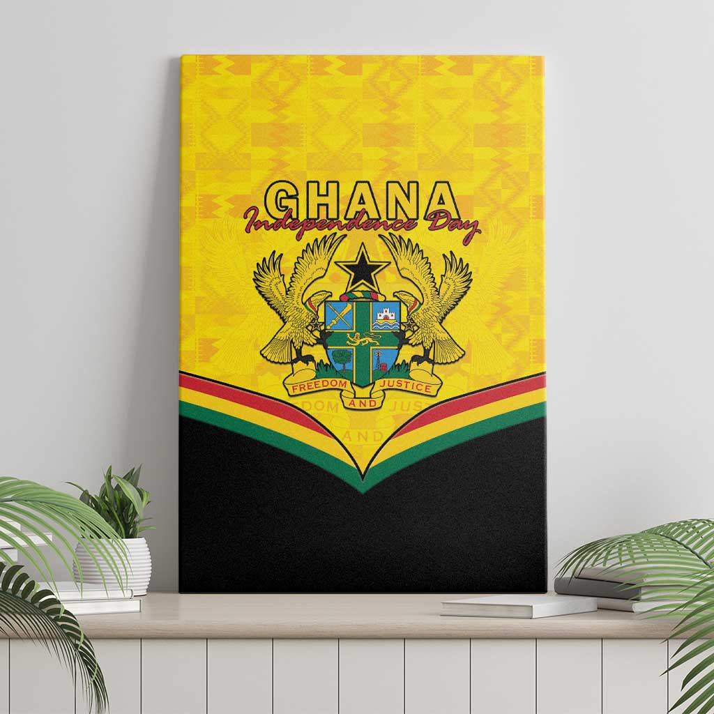 Afro Ghana Canvas Wall Art 68th Anniversary Independence