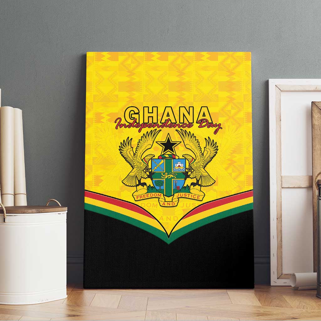 Afro Ghana Canvas Wall Art 68th Anniversary Independence