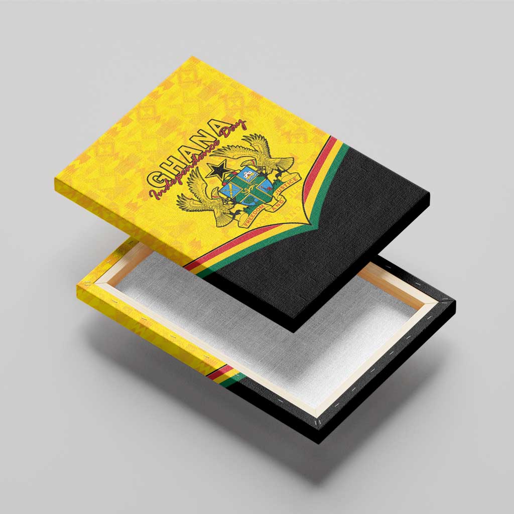 Afro Ghana Canvas Wall Art 68th Anniversary Independence