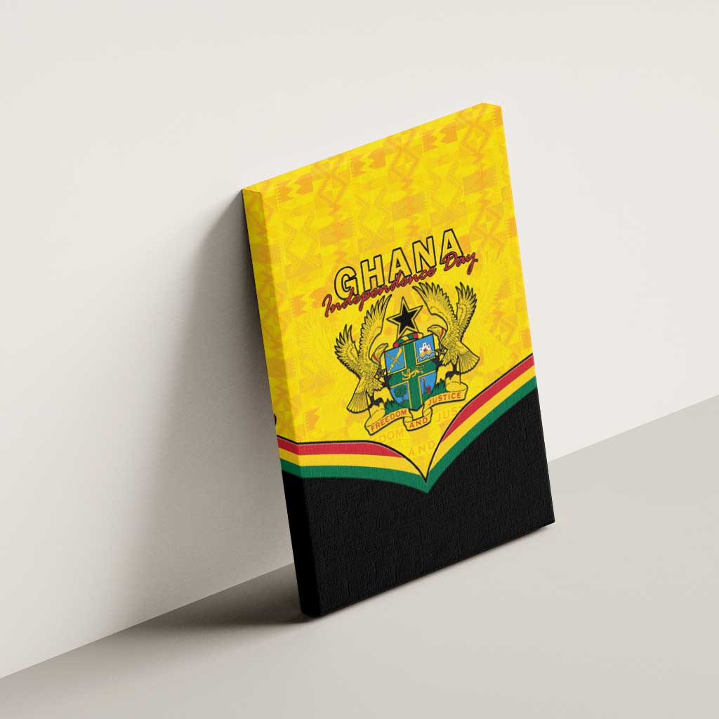 Afro Ghana Canvas Wall Art 68th Anniversary Independence