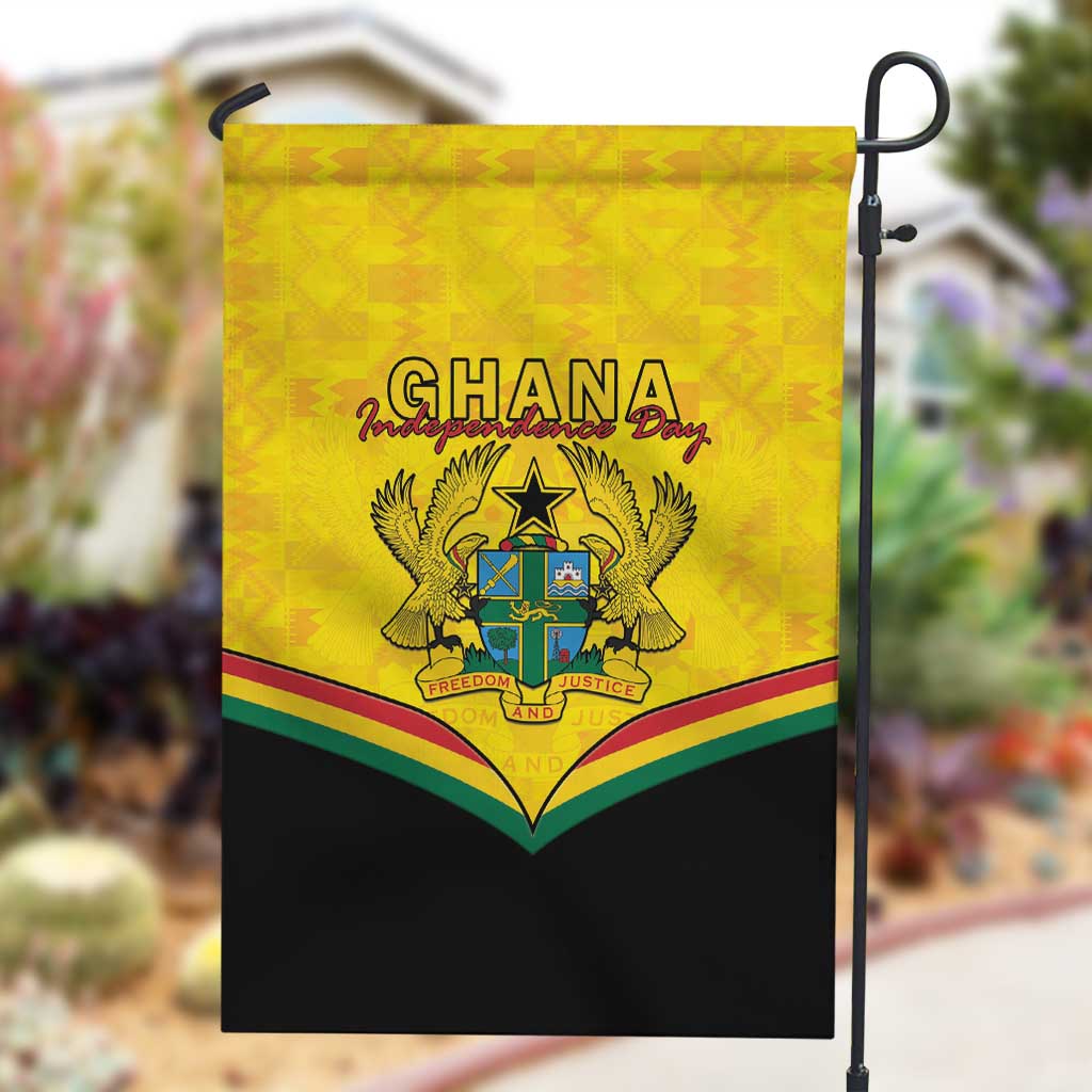 Afro Ghana Garden Flag 68th Anniversary Independence