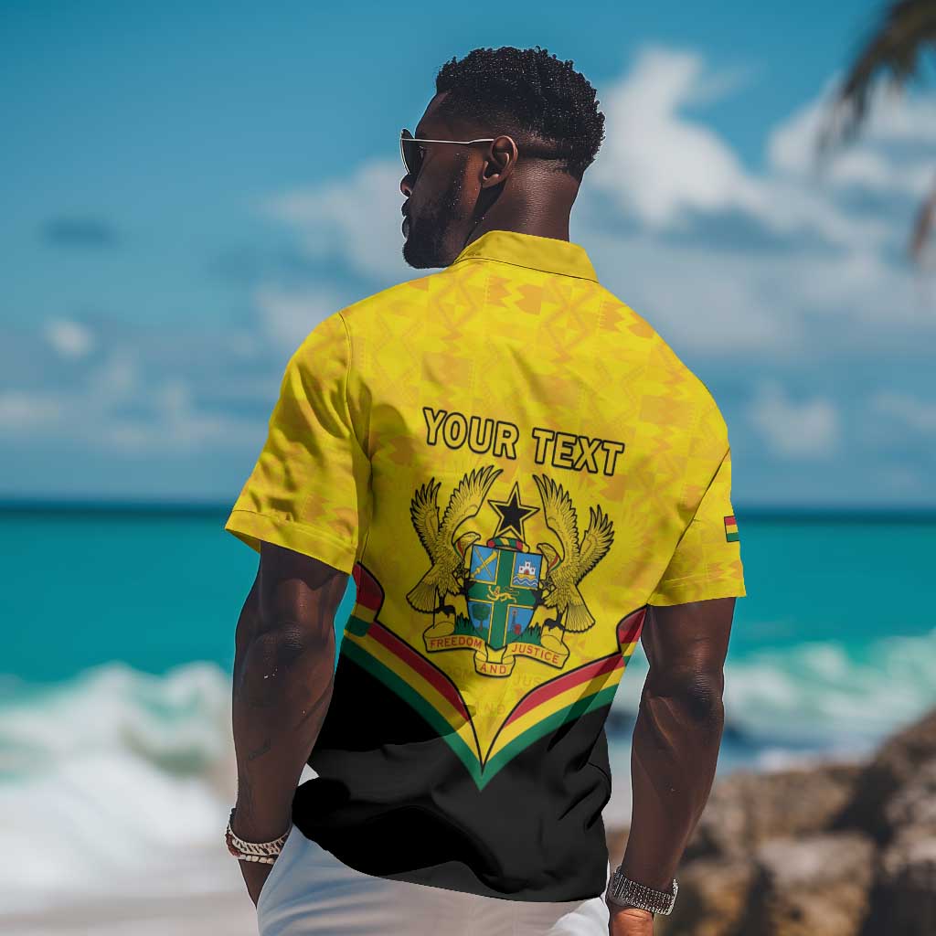 Personalised Afro Ghana Hawaiian Shirt 68th Anniversary Independence