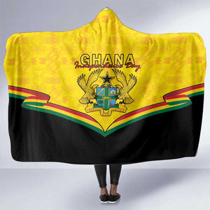 Afro Ghana Hooded Blanket 68th Anniversary Independence