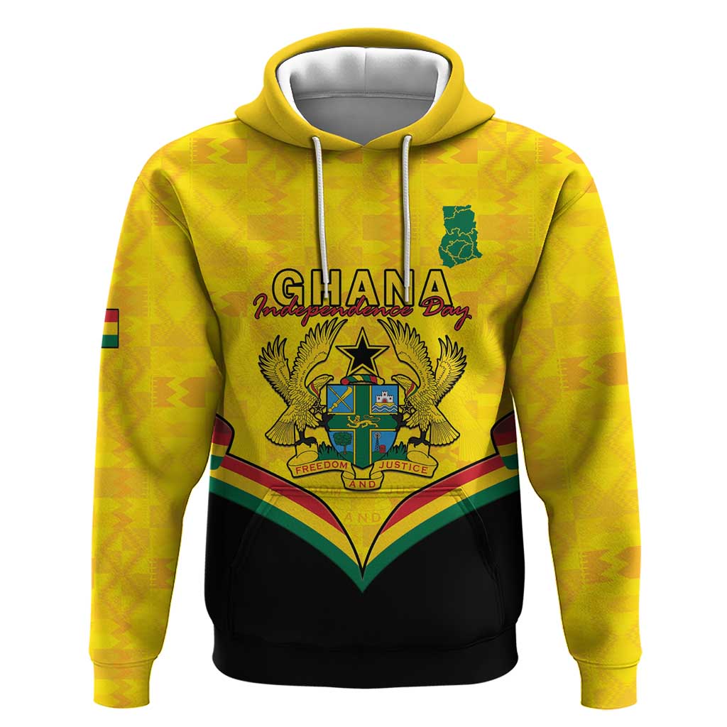 Personalised Afro Ghana Hoodie 68th Anniversary Independence