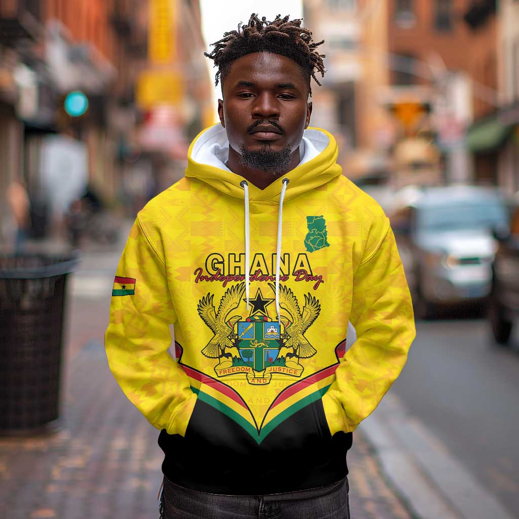 Personalised Afro Ghana Hoodie 68th Anniversary Independence
