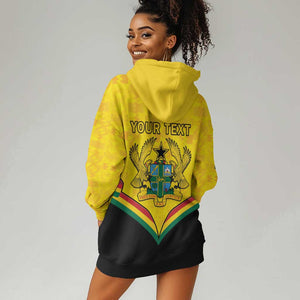 Personalised Afro Ghana Hoodie Dress 68th Anniversary Independence