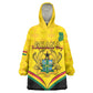 Personalised Afro Ghana Kid Wearable Blanket Hoodie 68th Anniversary Independence