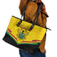 Afro Ghana Leather Tote Bag 68th Anniversary Independence