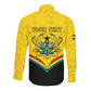Personalised Afro Ghana Long Sleeve Button Shirt 68th Anniversary Independence