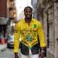 Personalised Afro Ghana Long Sleeve Button Shirt 68th Anniversary Independence