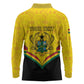 Personalised Afro Ghana Long Sleeve Polo Shirt 68th Anniversary Independence