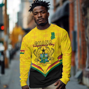 Personalised Afro Ghana Long Sleeve Shirt 68th Anniversary Independence