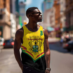 Personalised Afro Ghana Men Tank Top 68th Anniversary Independence