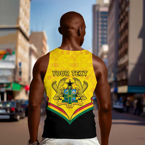Personalised Afro Ghana Men Tank Top 68th Anniversary Independence