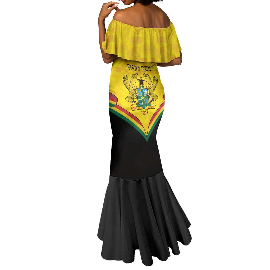 Personalised Afro Ghana Mermaid Dress 68th Anniversary Independence