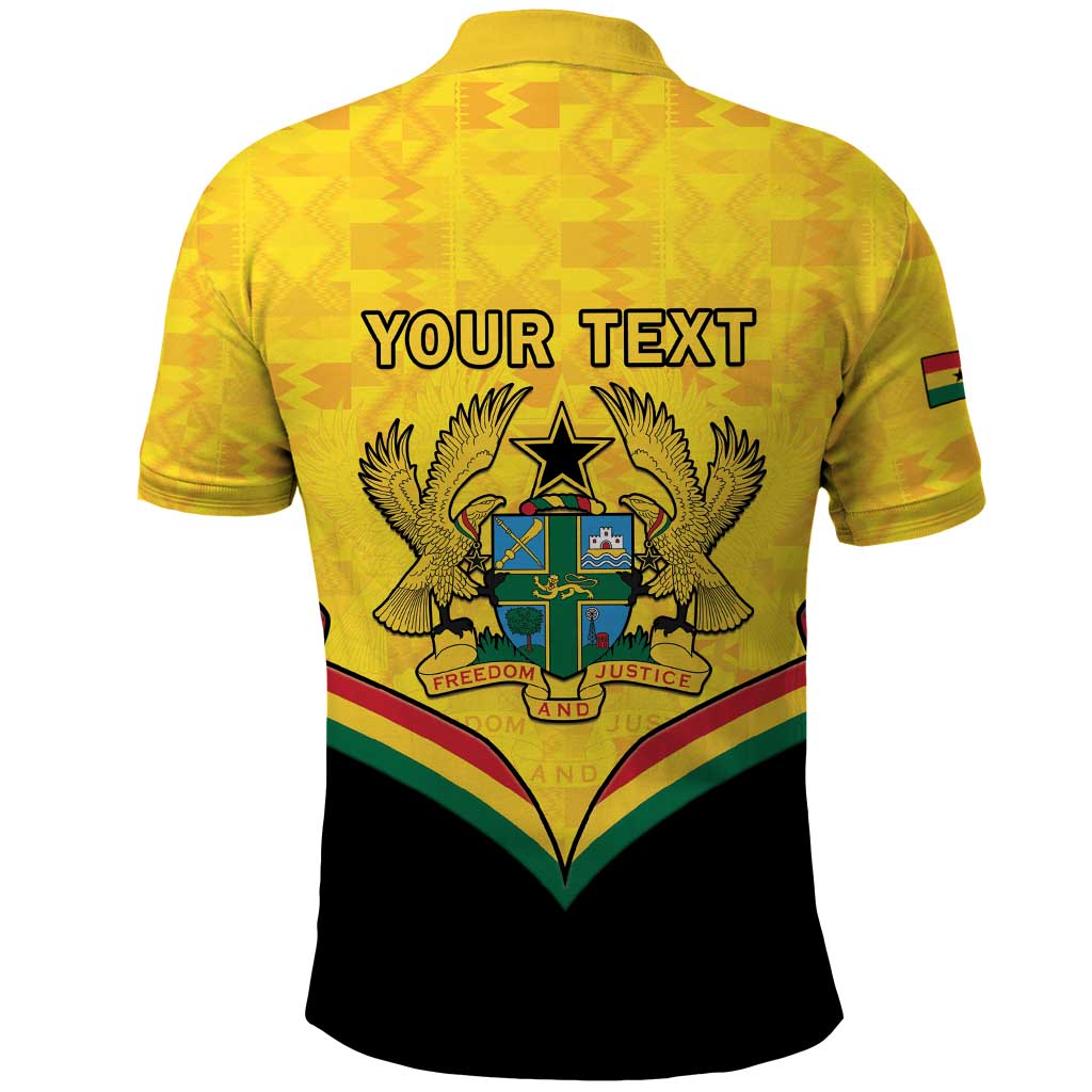 Personalised Afro Ghana Polo Shirt 68th Anniversary Independence