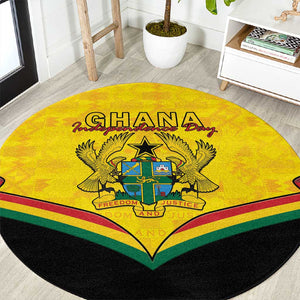 Afro Ghana Round Carpet 68th Anniversary Independence