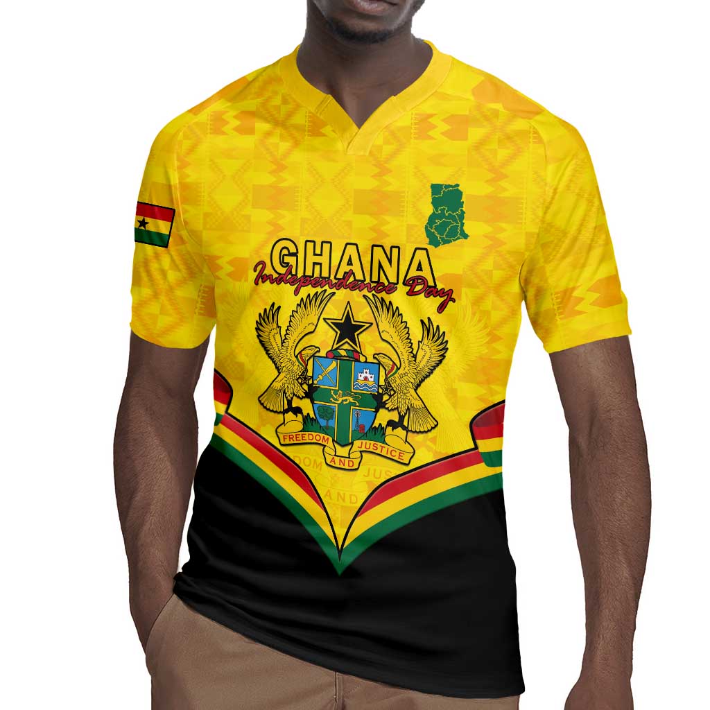 Personalised Afro Ghana Rugby Jersey 68th Anniversary Independence