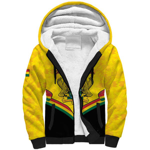 Personalised Afro Ghana Sherpa Hoodie 68th Anniversary Independence