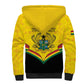Personalised Afro Ghana Sherpa Hoodie 68th Anniversary Independence