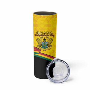 Personalised Afro Ghana Skinny Tumbler 68th Anniversary Independence