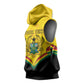 Personalised Afro Ghana Sleeveless Hoodie 68th Anniversary Independence - African Pride